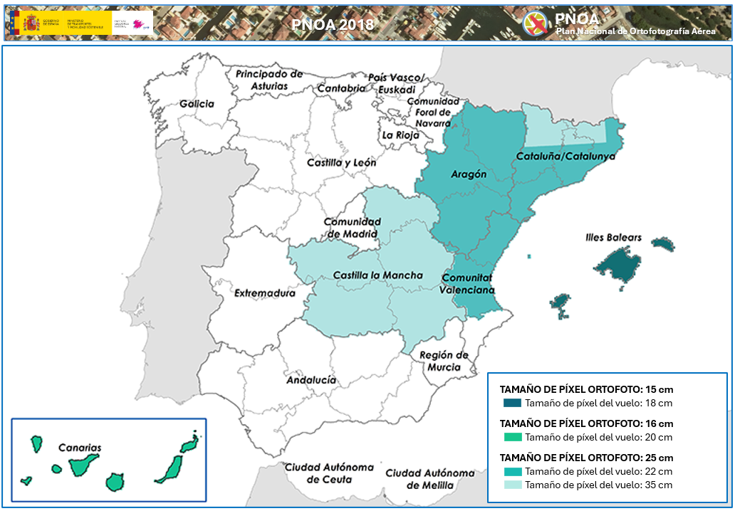 Zonas de vuelo 2018